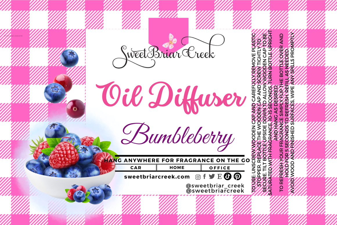 Bumbleberry Hanging Car Diffuser & Refills