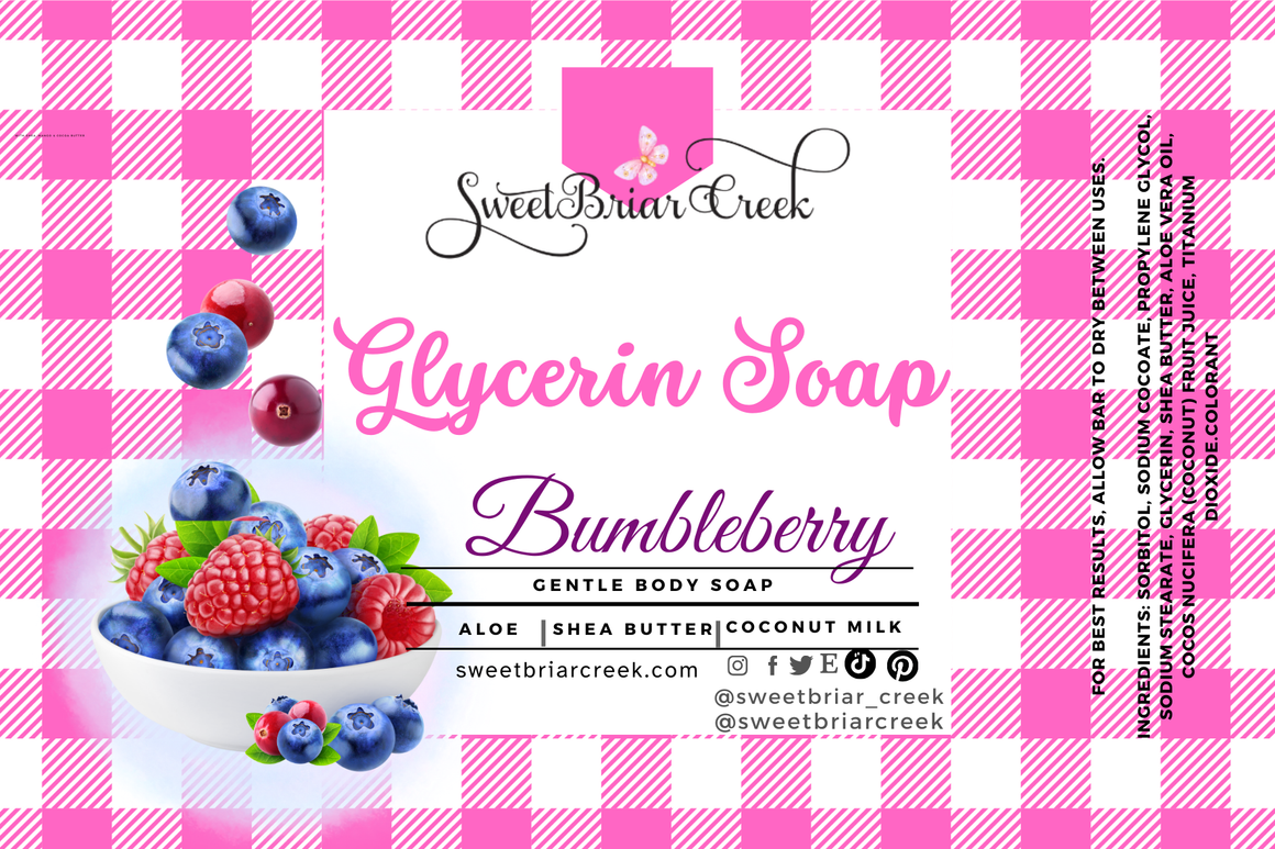 Bumbleberry Glycerin Soap Bar