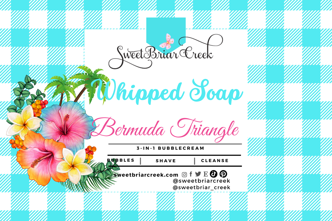 Bermuda Triangle Whipped Soap & Shaving Cream