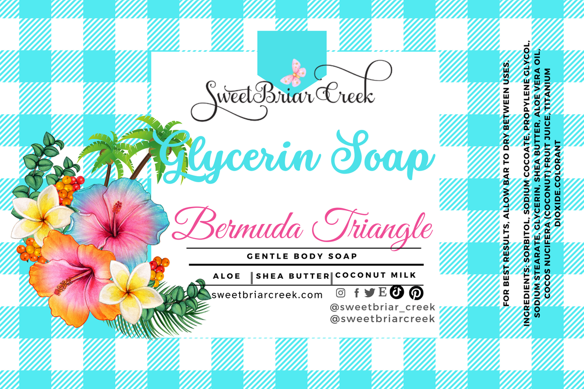 Bermuda Triangle Glycerin Soap Bar