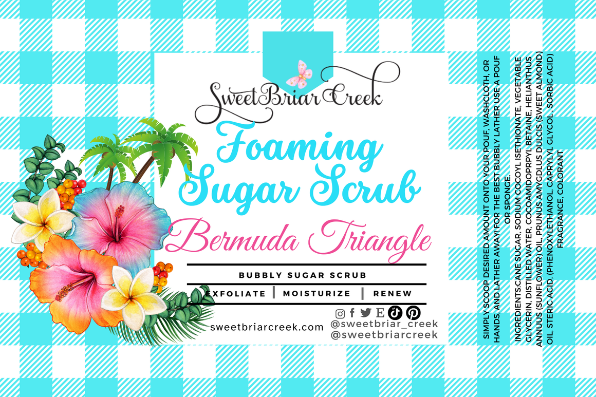 Bermuda Triangle Whipped Sugar Scrub