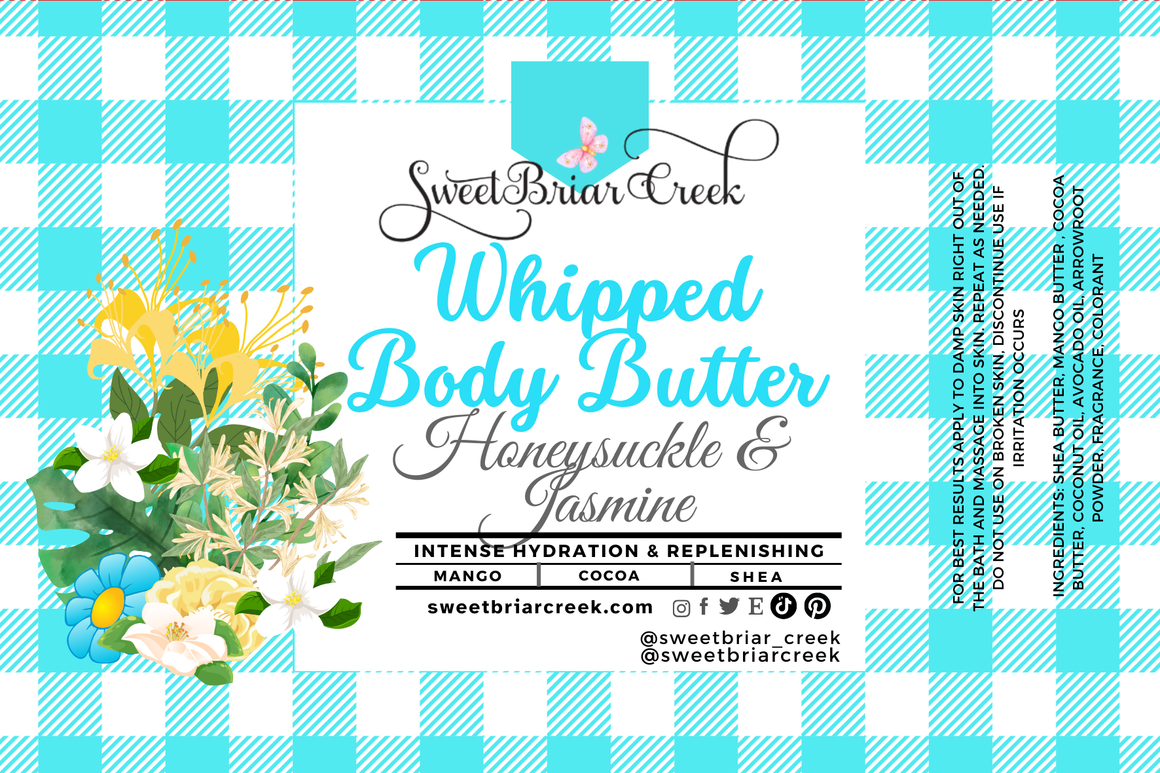 Honeysuckle Jasmine Whipped Body Butter