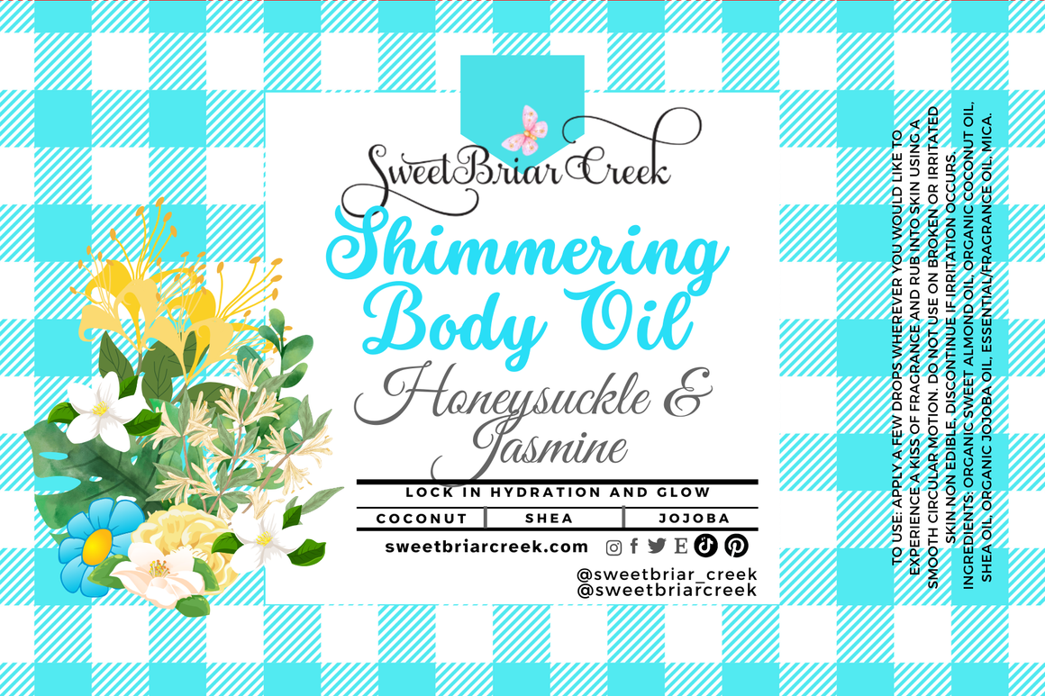 Honeysuckle & Jasmine Shimmering Body Oil