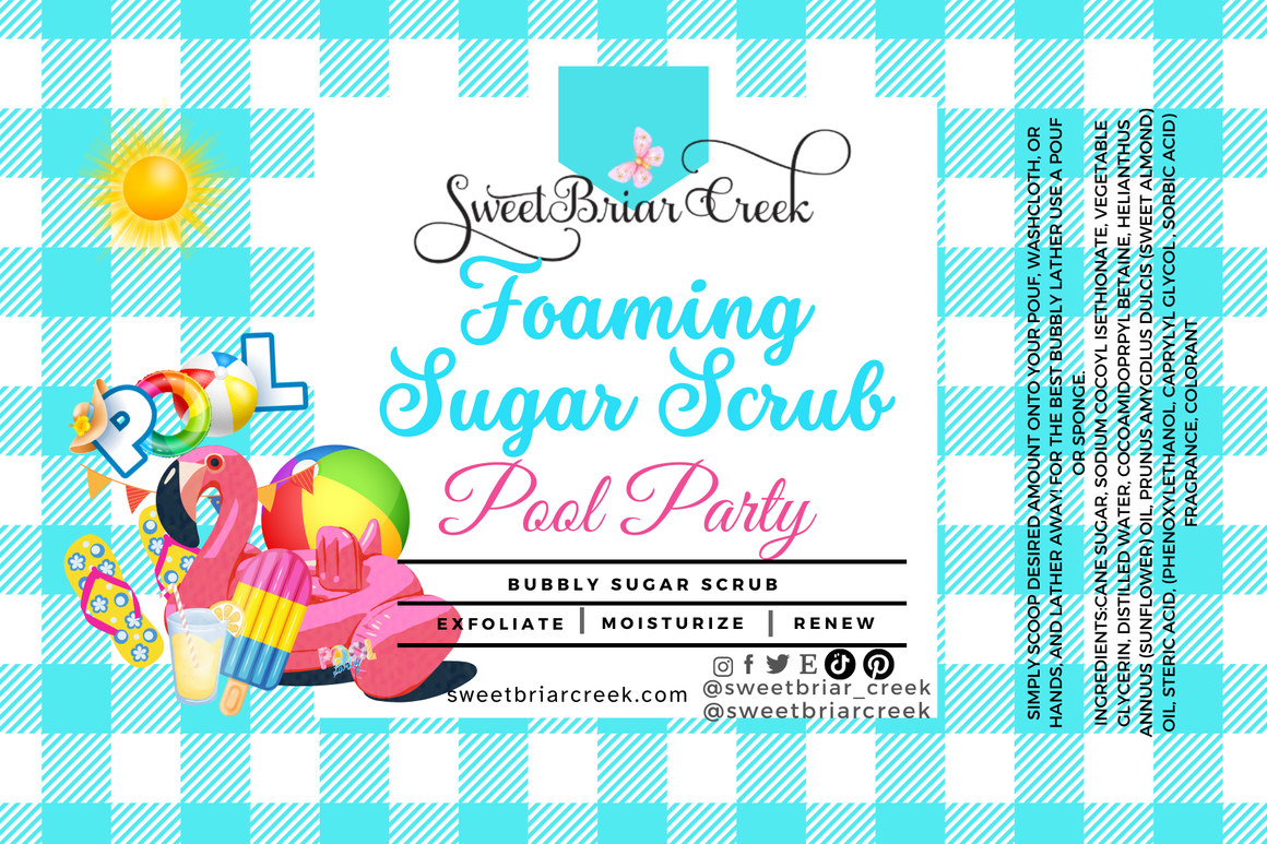 Pool Party Whipped Sugar Scrub