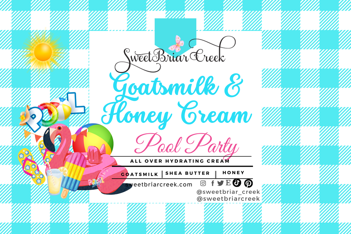Pool Party Goat Milk & Honey Body Creme