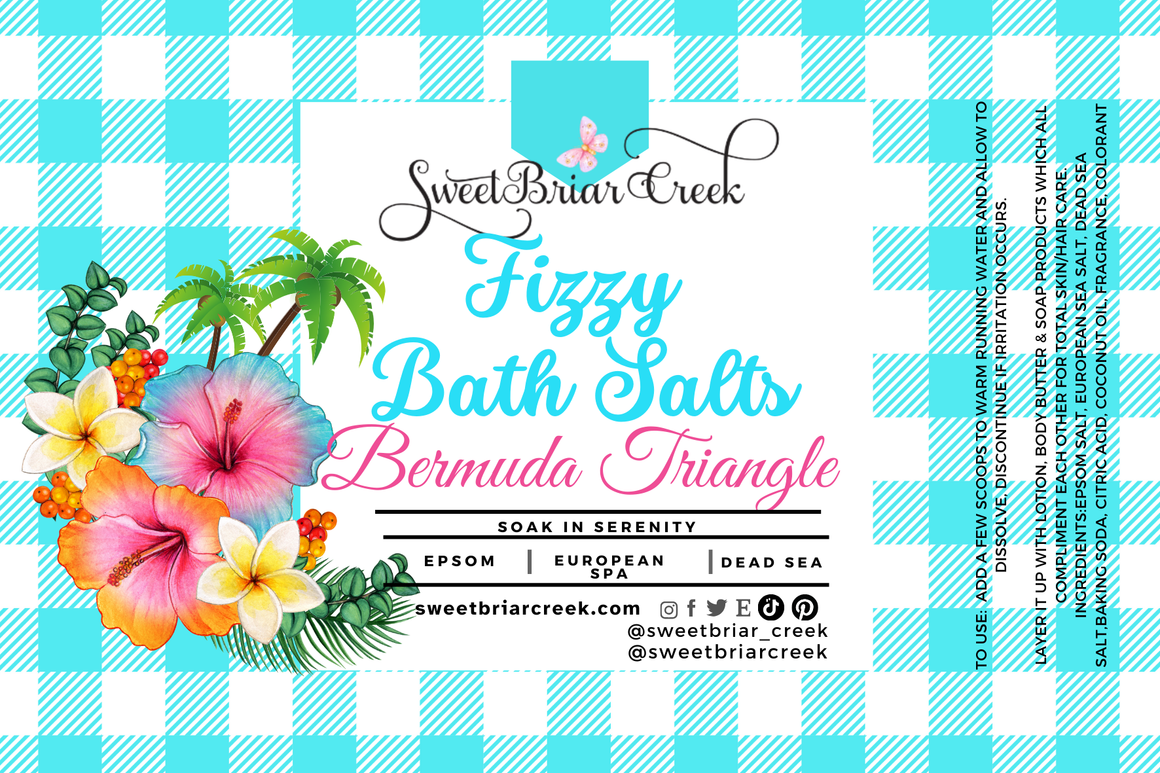Bermuda Triangle Fizzy Bath Salt Soak