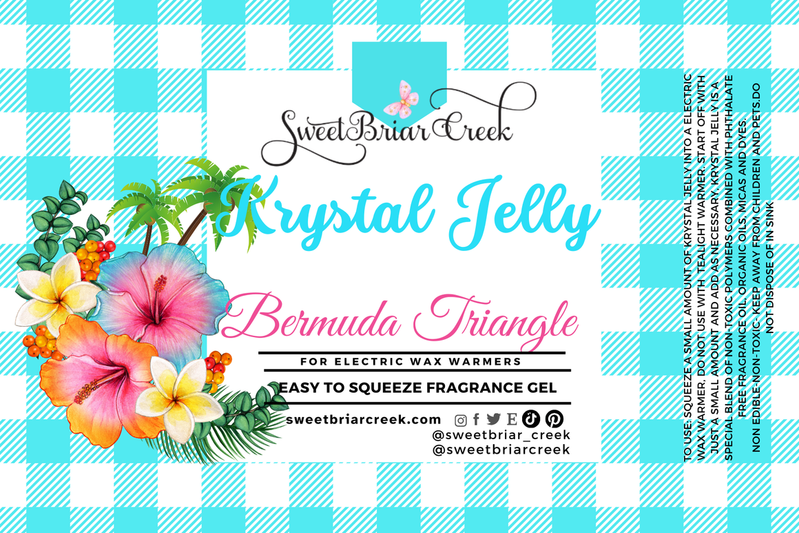 Bermuda Triangle Krystal Jelly Squeeze for wax warmers.