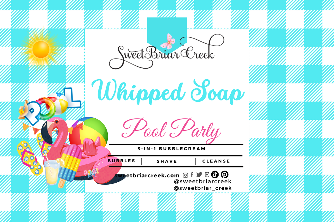 Pool Party Whipped Soap & Shaving Cream