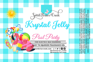 Pool Party Krystal Jelly Squeeze for wax warmers.