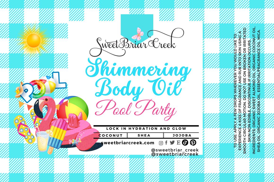 Pool Party Shimmering Body Oil
