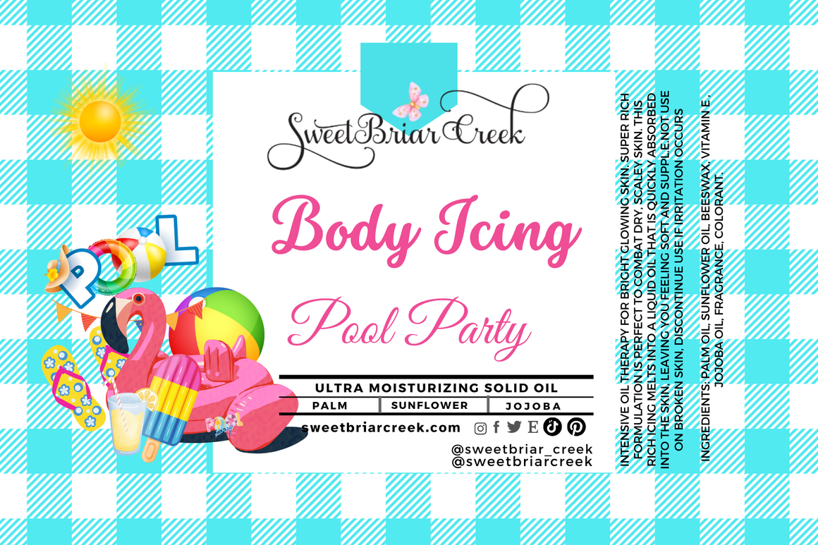 Pool Party Body Icing