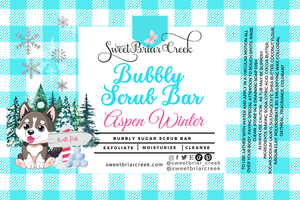 Aspen Winter  Bubbly Scrub Body Bars