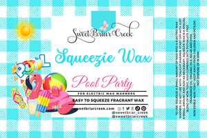 Pool Party Squeezie Wax + Scoopable melts for Waxwarmer