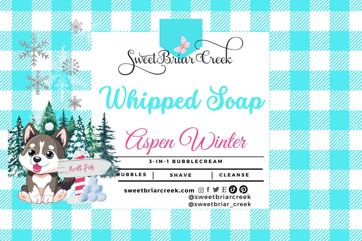 Aspen Winter Whipped Soap & Shaving Cream