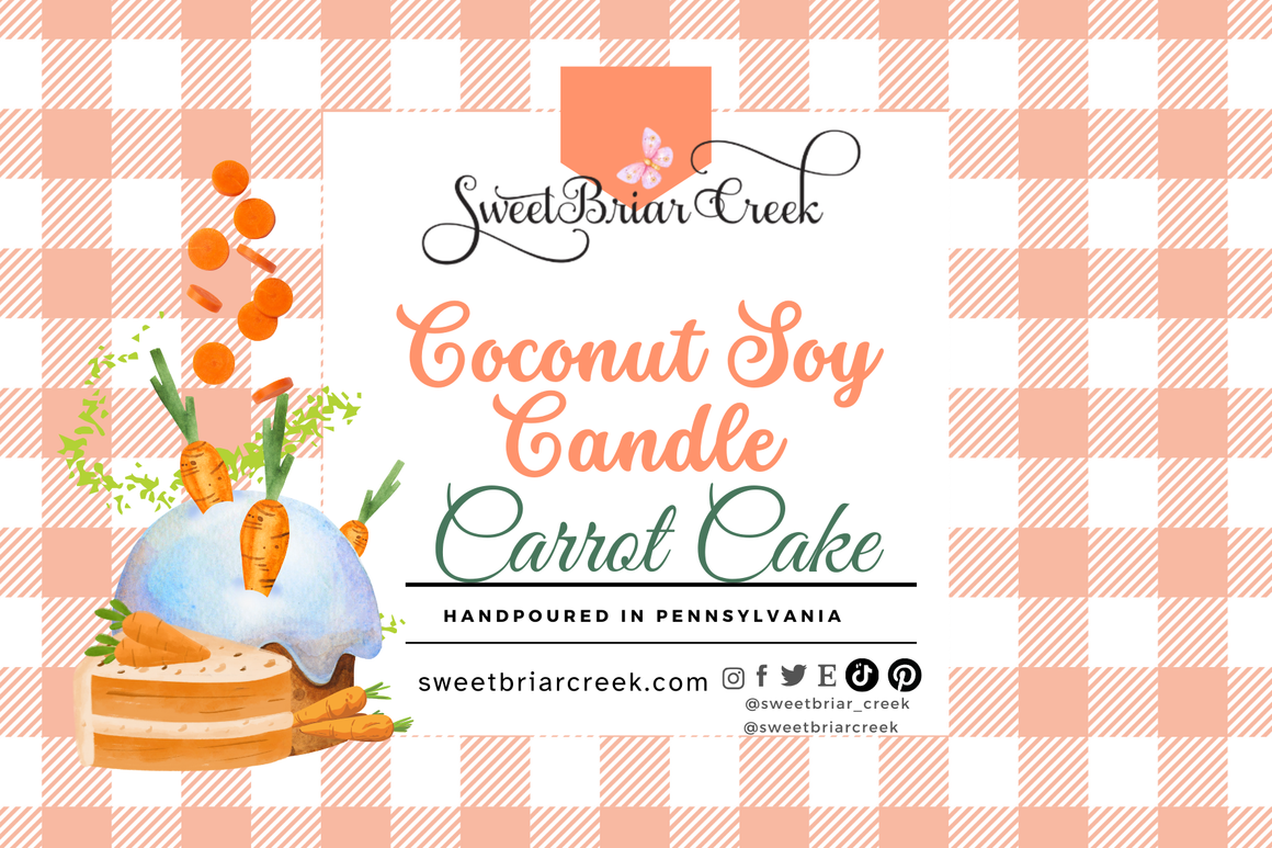 Carrot Cake Coconut Soy Candle