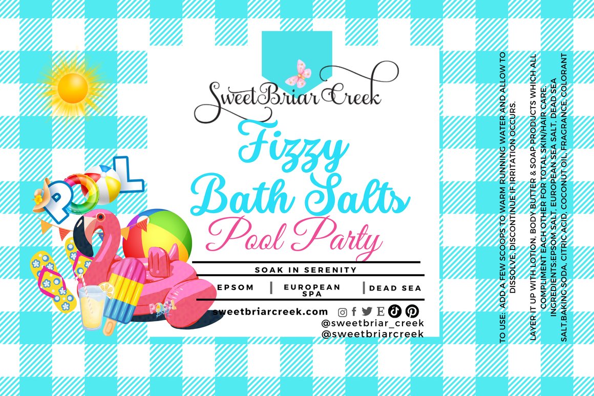 Pool Party Fizzy Bath Salt Soak