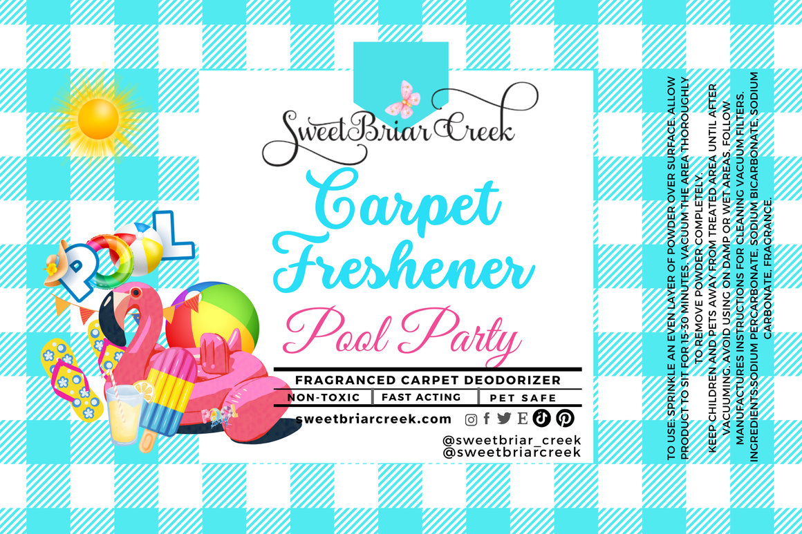 Pool Party Carpet Freshener Powder