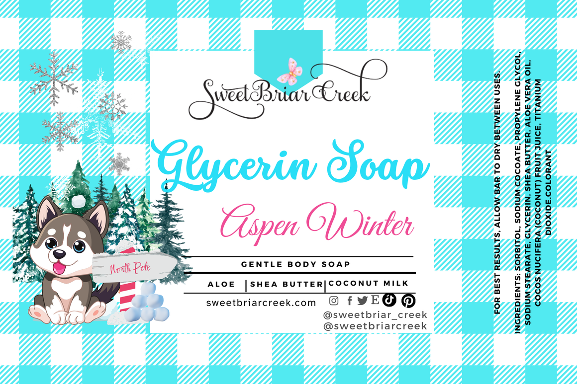 Aspen Winter Glycerin Soap Bar