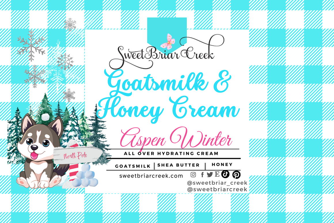 Aspen Winter Goat Milk & Honey Body Creme