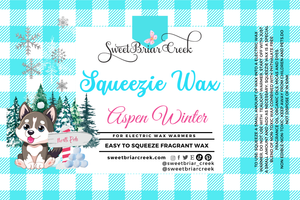 Aspen Winter Squeezie Wax + Scoopable melts for Waxwarmer