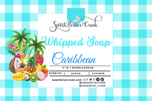 Caribbean Whipped Soap & Shaving Cream
