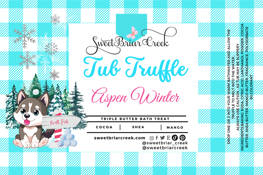 Aspen Winter Bath Butter Tub Truffles
