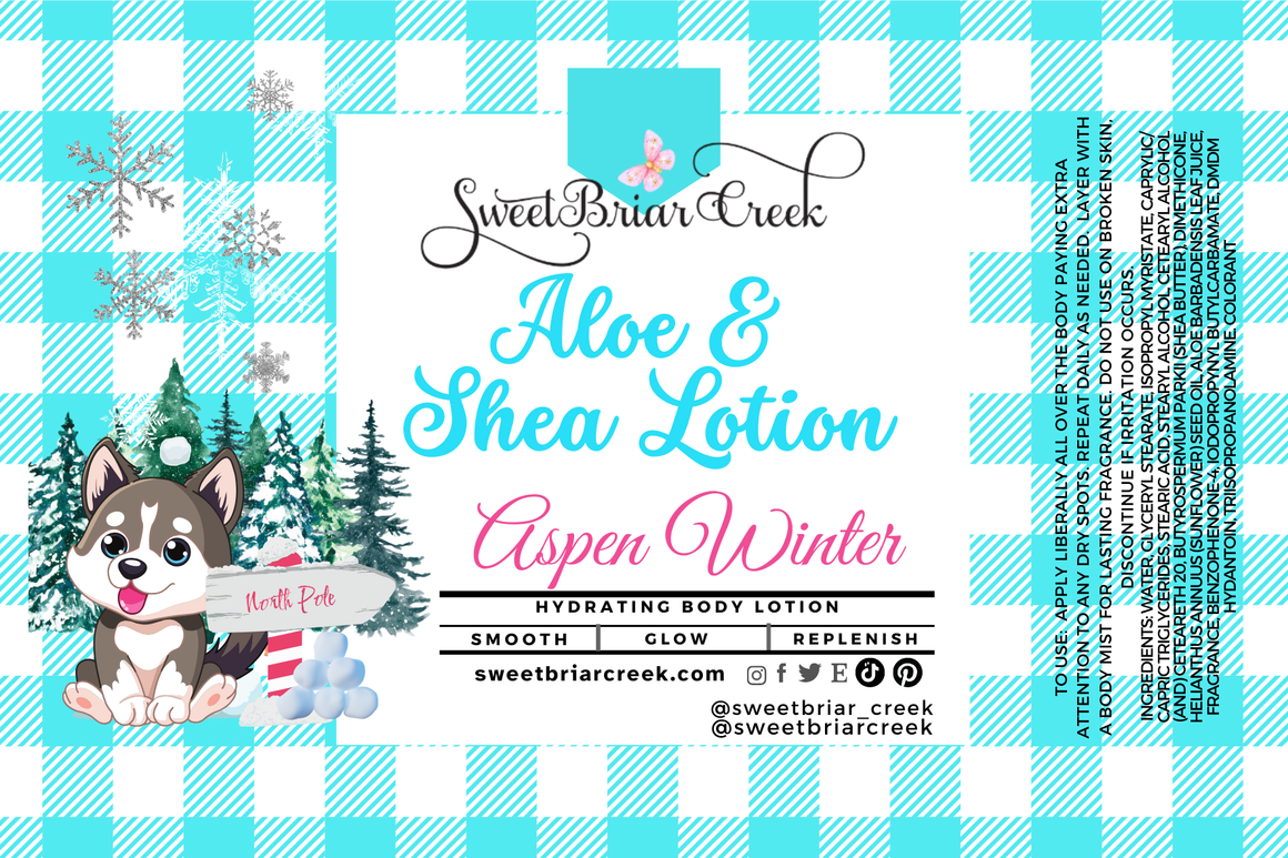 Aspen Winter Shea & Aloe Body Lotion