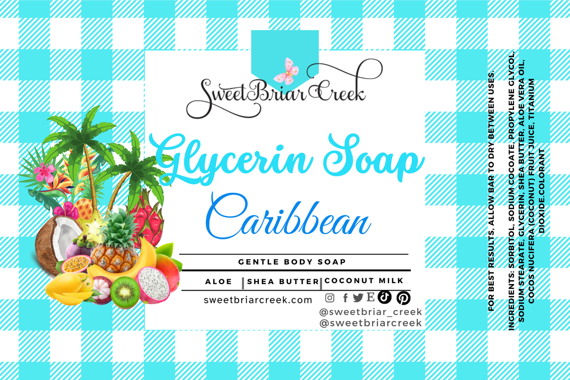 Caribbean Glycerin Soap Bar