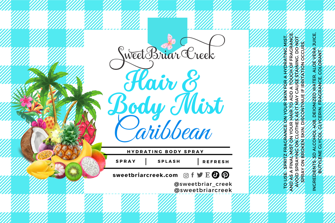 Caribbean Hair & Body Mist