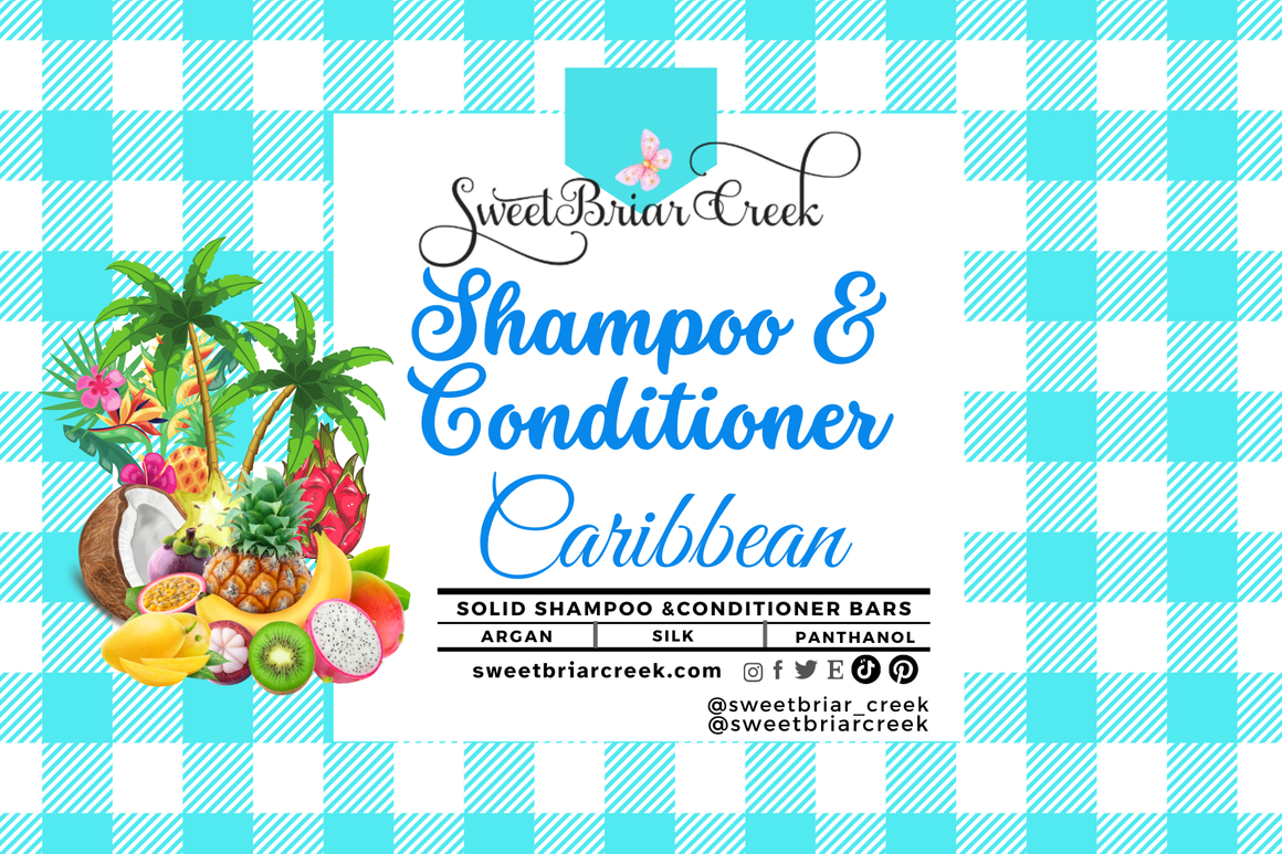 Caribbean Shampoo & Conditioner Bars