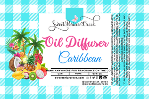 Caribbean Hanging Car Diffuser & Refills