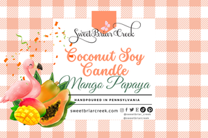 Mango Papaya  Coconut Soy Candle