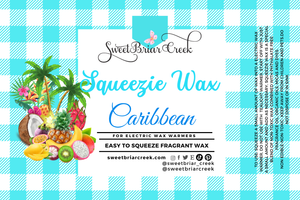 Caribbean Squeezie Wax + Scoopable melts for Waxwarmer