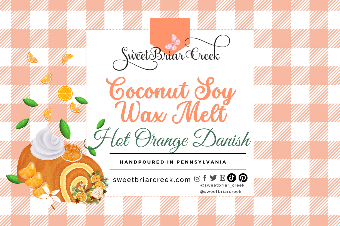 Hot Orange Danish Wax Melts
