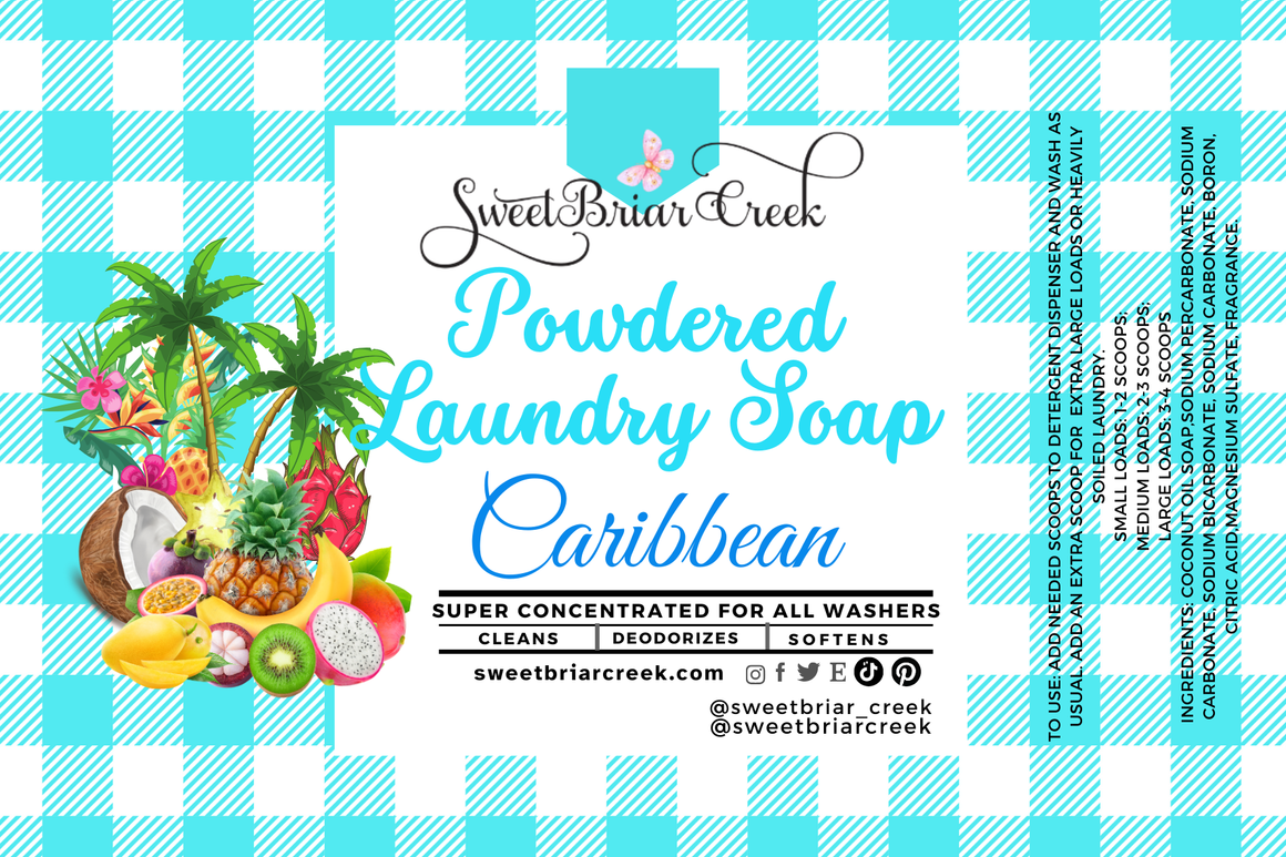 Caribbean Powdered Laundry Soap
