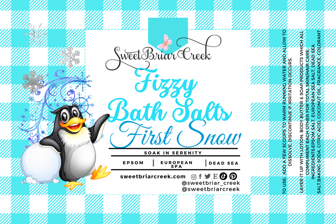 First Snow Fizzy Bath Salt Soak