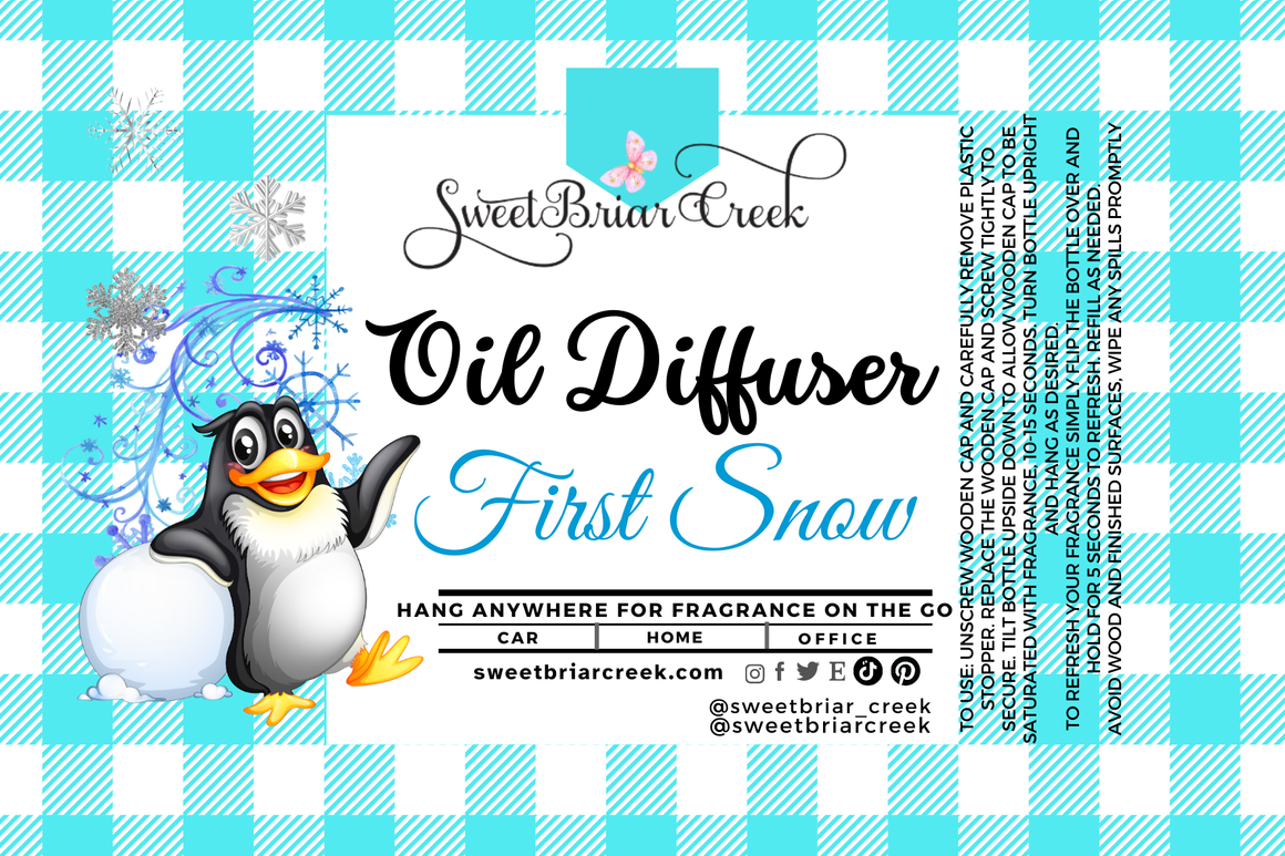 First Snow Hanging Car Diffuser & Refills