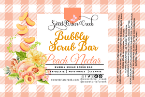 Peach Nectar Bubbly Scrub Body Bars