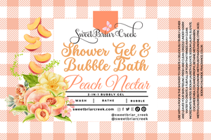 Peach Nectar Body Wash + Bubble Bath