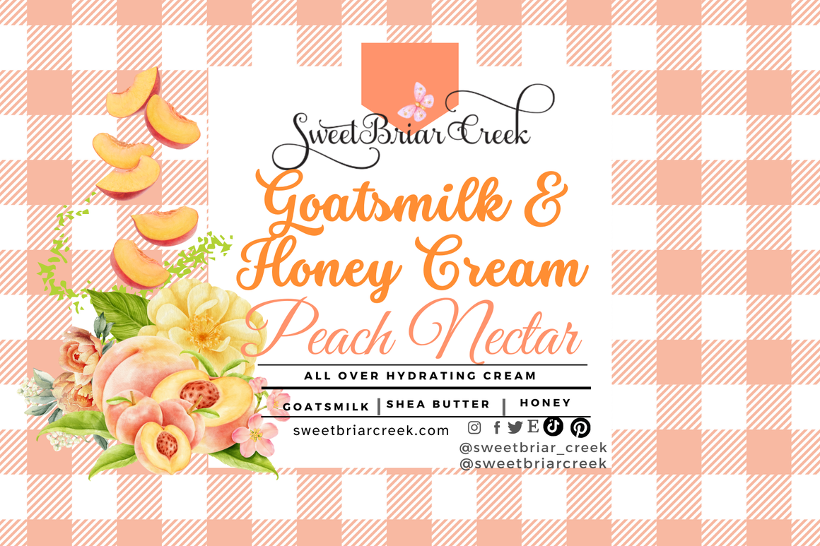 Peach Nectar Goat Milk & Honey Body Creme