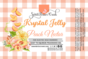 Peach Nectar Krystal Jelly Squeeze for wax warmers.