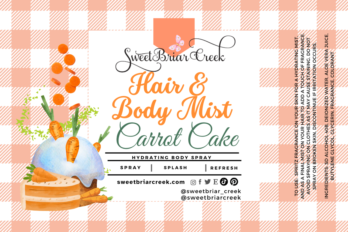 Carrot Cake Hair & Body Mist