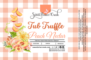 Peach Nectar Bath Butter Tub Truffles
