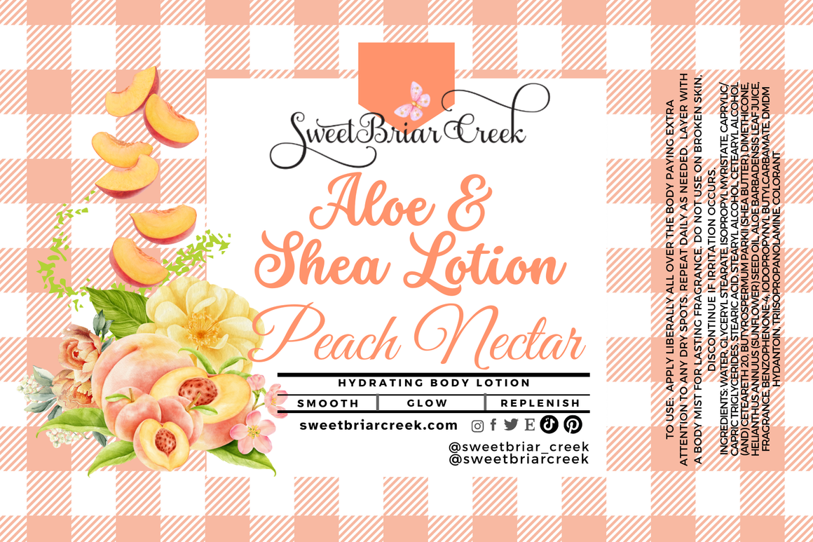 Peach Nectar Shea & Aloe Body Lotion