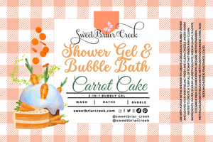 Carrot Cake Body Wash + Bubble Bath