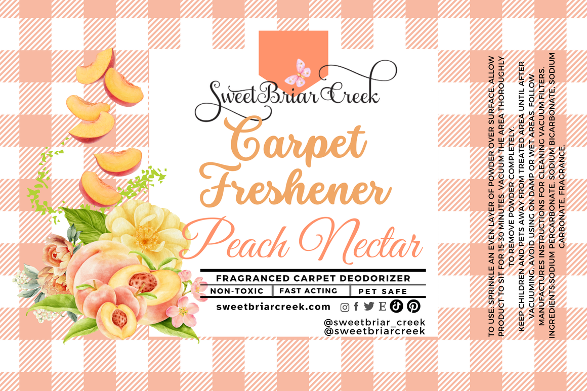 Peach Nectar Carpet Freshener Powder
