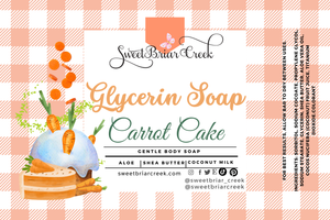 Carrot Cake Glycerin Soap Bar