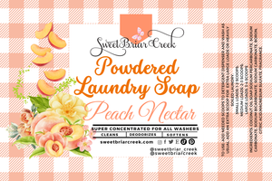 Peach Nectar Powdered Laundry Soap