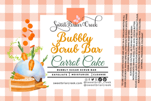 Carrot Cake Bubbly Scrub Body Bars