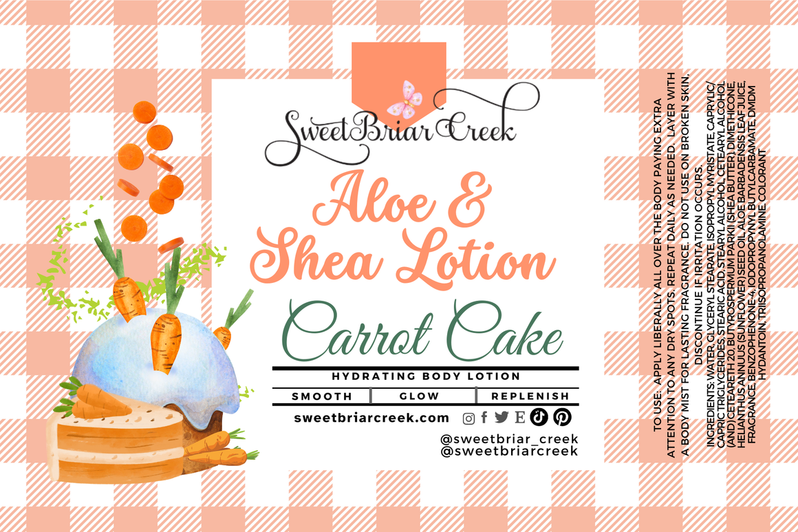 Carrot Cake Shea & Aloe Body Lotion